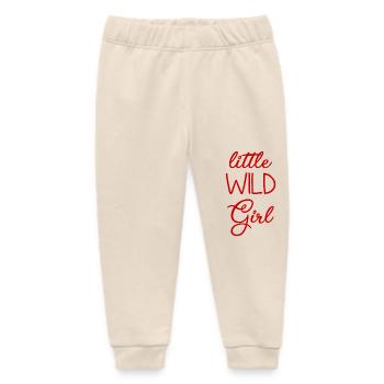 Little Wild Girl - Kleines wildes Mädchen - Baby Organic Jogginghose Baby Tumbler von Stanley/Stella - Natur - Vorne