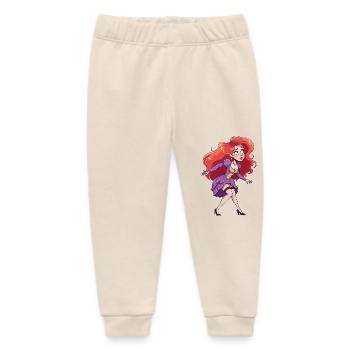 Rothaarige Frau - Baby Organic Jogginghose Baby Tumbler von Stanley/Stella - Natur - Vorne