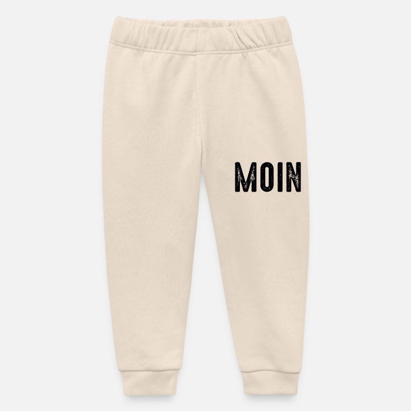 MOIN - Pantalon de jogging bébé bio Stanley/Stella - écru doux