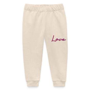 LIEBE. PAAR. ICH HABE GERADE GEHEIRATET. Junggesellinnenabschied. HEILIGER VALENTINSTAG. - Baby Organic Jogginghose Baby Tumbler von Stanley/Stella - Natur - Vorne