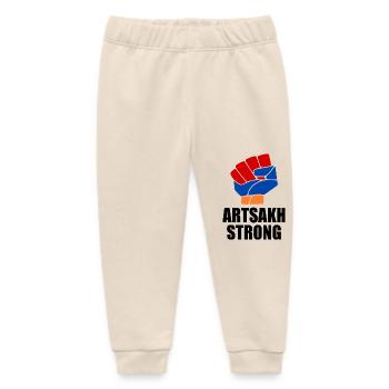 Artsakh strong - Baby Organic Jogginghose Baby Tumbler von Stanley/Stella - Natur - Vorne