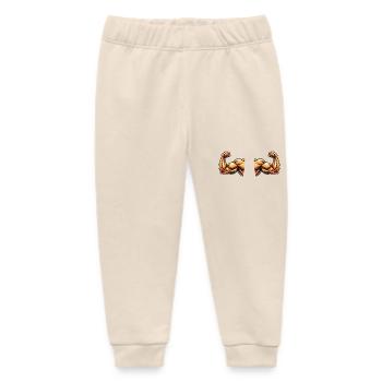biceps 2 - Baby Organic Sweatpants by Stanley/Stella - soft Ecru - Front