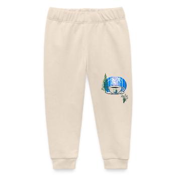 80s 90s Mountain Coffee Mug Austria Tyrol - Baby Organic Sweatpants by Stanley/Stella - soft Ecru - Front