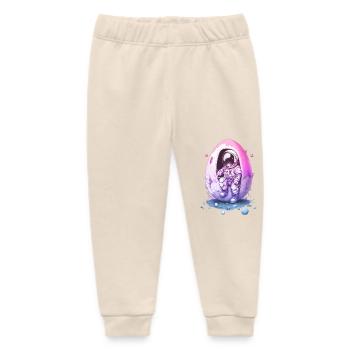 Easter Easter Bunny Easter Eve Easter Sunday Easter Egg Spring - Baby Organic Sweatpants by Stanley/Stella - soft Ecru - Front