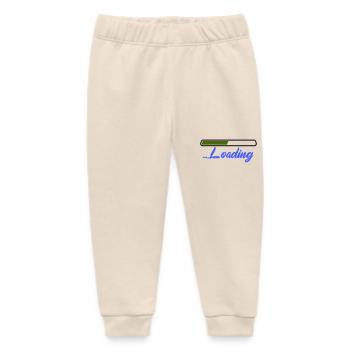 Chargement - Pantalon de jogging bébé bio Stanley/Stella - écru doux - Devant