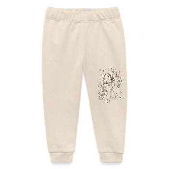 Magic mushroom - Baby Organic Sweatpants by Stanley/Stella - soft Ecru - Front