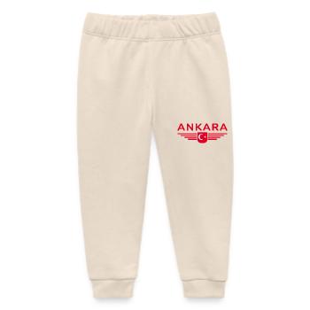 Turkey Ankara Türkiye Istanbul T Shirt Design - Baby Organic Sweatpants by Stanley/Stella - soft Ecru - Front