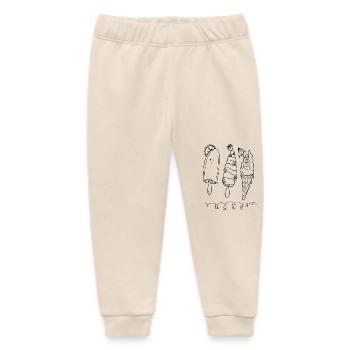 Three little summer friends - Baby Organic Sweatpants by Stanley/Stella - soft Ecru - Front