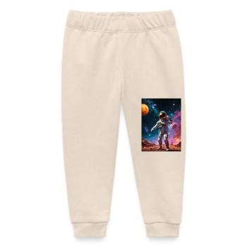 Astronaut - Baby Organic Jogginghose Baby Tumbler von Stanley/Stella - Natur - Vorne
