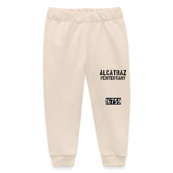 Alcatraz Penitentiary - 16759 - Jail - USA - Baby Organic Sweatpants by Stanley/Stella - soft Ecru - Front