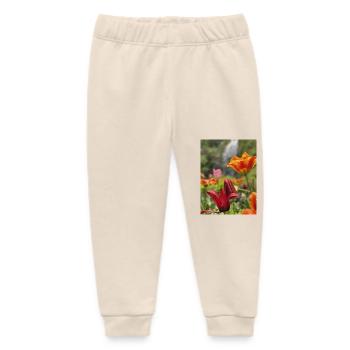 Tulpen bunt - Baby Organic Jogginghose Baby Tumbler von Stanley/Stella - Natur - Vorne