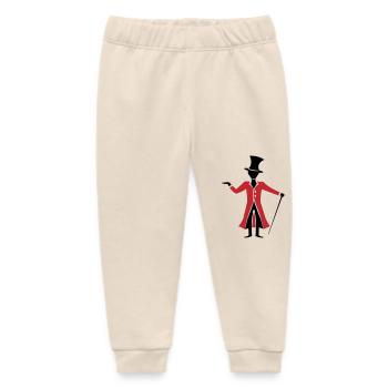 Magicien Sorcier - Pantalon de jogging bébé bio Stanley/Stella - écru doux - Devant
