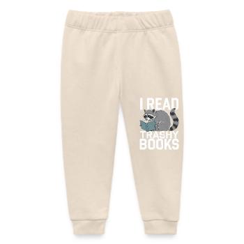 I Read Trashy Books 10 - Baby Organic Jogginghose Baby Tumbler von Stanley/Stella - Natur - Vorne
