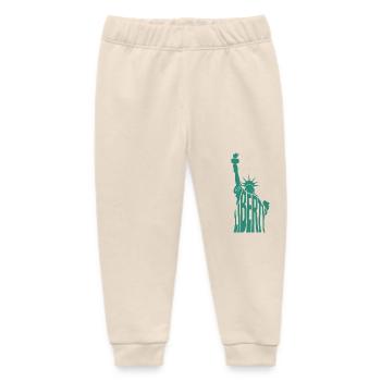 Freiheitsstatue - Cooles New York USA Logo - Baby Organic Jogginghose Baby Tumbler von Stanley/Stella - Natur - Vorne