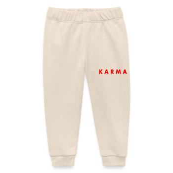 Karma - Baby Organic Sweatpants by Stanley/Stella - soft Ecru - Front