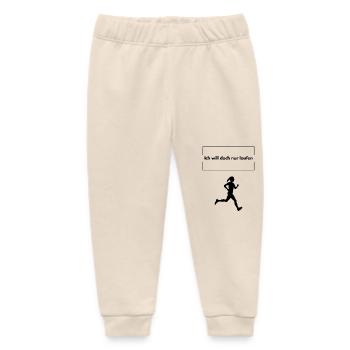 Ich will doch nur laufen - Baby Organic Jogginghose Baby Tumbler von Stanley/Stella - Natur - Vorne