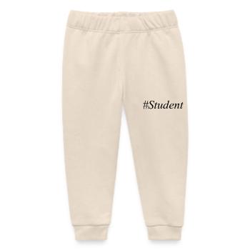 #Student Logo Schwarz - Baby Organic Jogginghose Baby Tumbler von Stanley/Stella - Natur - Vorne