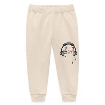 Earphone - Baby Organic Sweatpants by Stanley/Stella - soft Ecru - Front