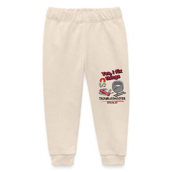 Ja, ich repariere Dinge - Baby Organic Jogginghose Baby Tumbler von Stanley/Stella - Natur - Vorne