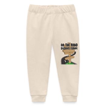 Discover Europe - Baby Organic Sweatpants by Stanley/Stella - soft Ecru - Front
