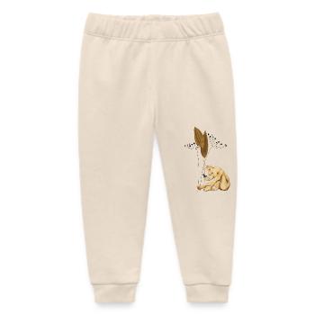 Seedbound Centaur with Dried Pods - Baby Organic Sweatpants by Stanley/Stella - soft Ecru - Front