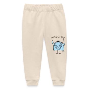 Professor Shadoko und dem Motto - Baby Organic Jogginghose Baby Tumbler von Stanley/Stella - Natur - Vorne