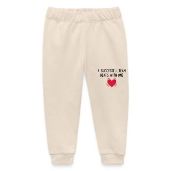team - Baby Organic Sweatpants by Stanley/Stella - soft Ecru - Front