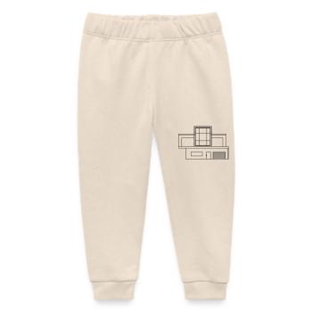 Modern house - Baby Organic Sweatpants by Stanley/Stella - soft Ecru - Front