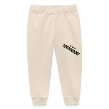 Tire tracks 4x4 - Baby Organic Sweatpants by Stanley/Stella - soft Ecru - Front