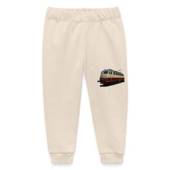 Lokomotive DB113 - Baby Organic Jogginghose Baby Tumbler von Stanley/Stella - Natur - Vorne