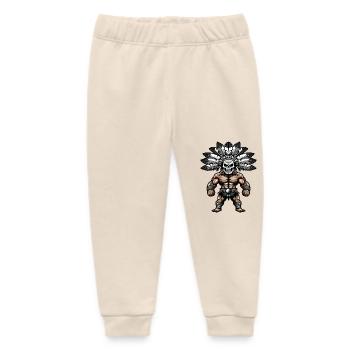 atztek skull - Baby Organic Jogginghose Baby Tumbler von Stanley/Stella - Natur - Vorne