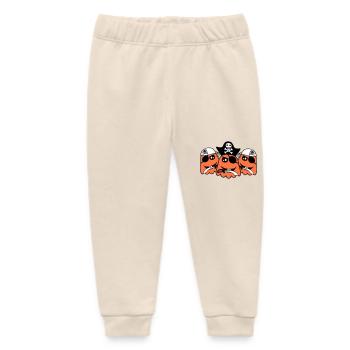 3 Pirate Ghosts Ghosts Funny Evil Halloween - Baby Organic Sweatpants by Stanley/Stella - soft Ecru - Front
