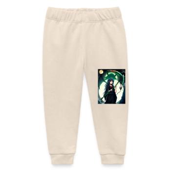 Fatalis Anime Design - Baby Organic Sweatpants by Stanley/Stella - soft Ecru - Front