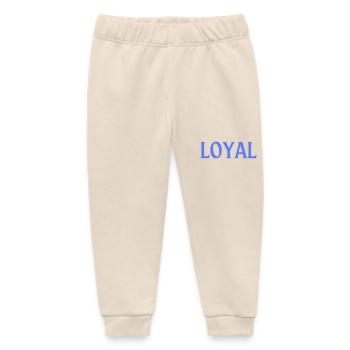 Loyal Loyalty - Baby Organic Sweatpants by Stanley/Stella - soft Ecru - Front