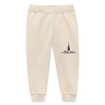 Freestyle Snowboarding - Baby Organic Sweatpants by Stanley/Stella - soft Ecru - Front