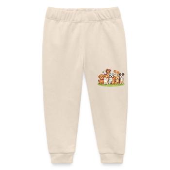 A pack of dogs - Baby Organic Sweatpants by Stanley/Stella - soft Ecru - Front