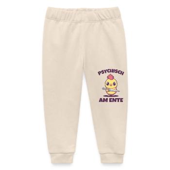 Psychisch am Ente - Baby Organic Jogginghose Baby Tumbler von Stanley/Stella - Natur - Vorne