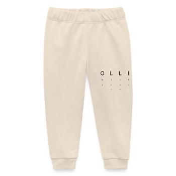 One Life – Eyetest Chart Style - Baby Organic Sweatpants by Stanley/Stella - soft Ecru - Front