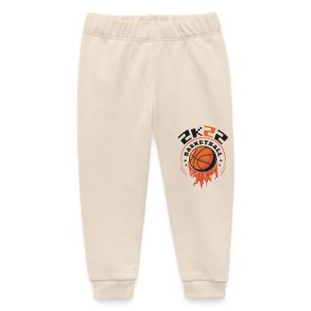 2K22 Basketball - Flammender Reifen Design - Baby Organic Jogginghose Baby Tumbler von Stanley/Stella - Natur - Vorne