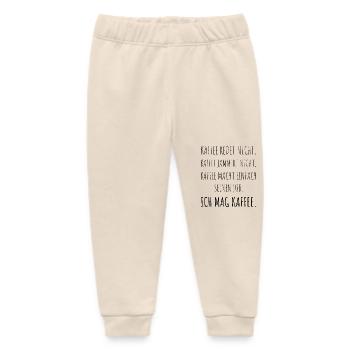 Ich mag Kaffee - Baby Organic Jogginghose Baby Tumbler von Stanley/Stella - Natur - Vorne
