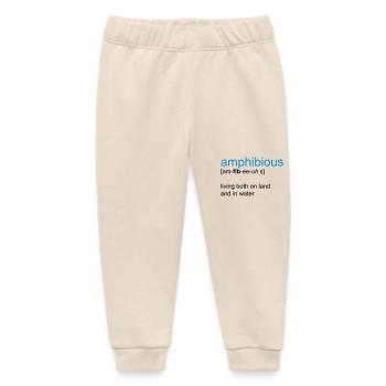 swim - Baby Organic Sweatpants by Stanley/Stella - soft Ecru - Front