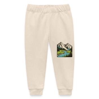 Naturlandschaft - Baby Organic Jogginghose Baby Tumbler von Stanley/Stella - Natur - Vorne