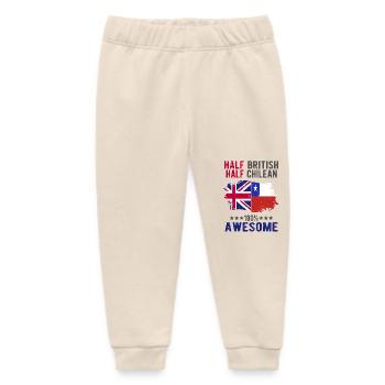 Halb Brite Halb Chilene - Baby Organic Jogginghose Baby Tumbler von Stanley/Stella - Natur - Vorne