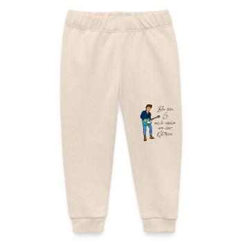 Ich bin 6 - Jungen Gitarrist - Baby Organic Jogginghose Baby Tumbler von Stanley/Stella - Natur - Vorne