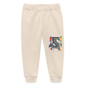 Medieval Knights Medieval History - Baby Organic Sweatpants by Stanley/Stella - soft Ecru - Front