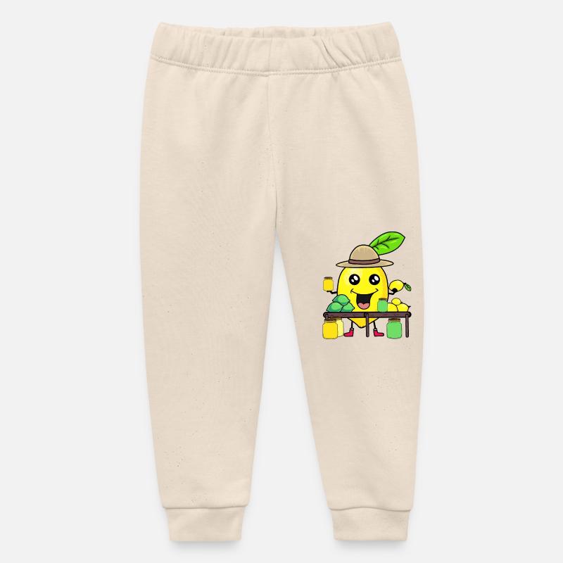 Citron Citrons Jus Acheter Citron Fruit d’été - Pantalon de jogging bébé bio Stanley/Stella - écru doux