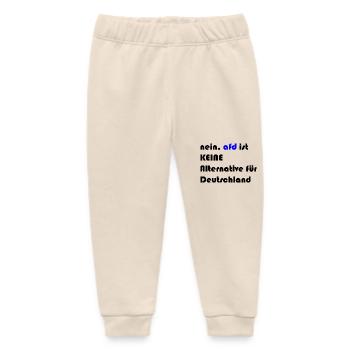 nein, afd ist keine alternative für deutschland - Baby Organic Jogginghose Baby Tumbler von Stanley/Stella - Natur - Vorne