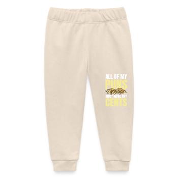 All Of My Puns Don't Make Any Cents für einen - Baby Organic Jogginghose Baby Tumbler von Stanley/Stella - Natur - Vorne