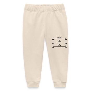 Science Humour Chemistry Thermodynamics Joke Funny - Baby Organic Sweatpants by Stanley/Stella - soft Ecru - Front
