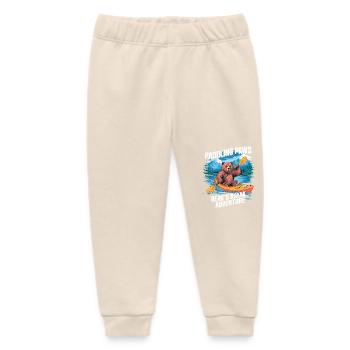 Paddling Paws Bear's Kayak Adventure - Baby Organic Jogginghose Baby Tumbler von Stanley/Stella - Natur - Vorne